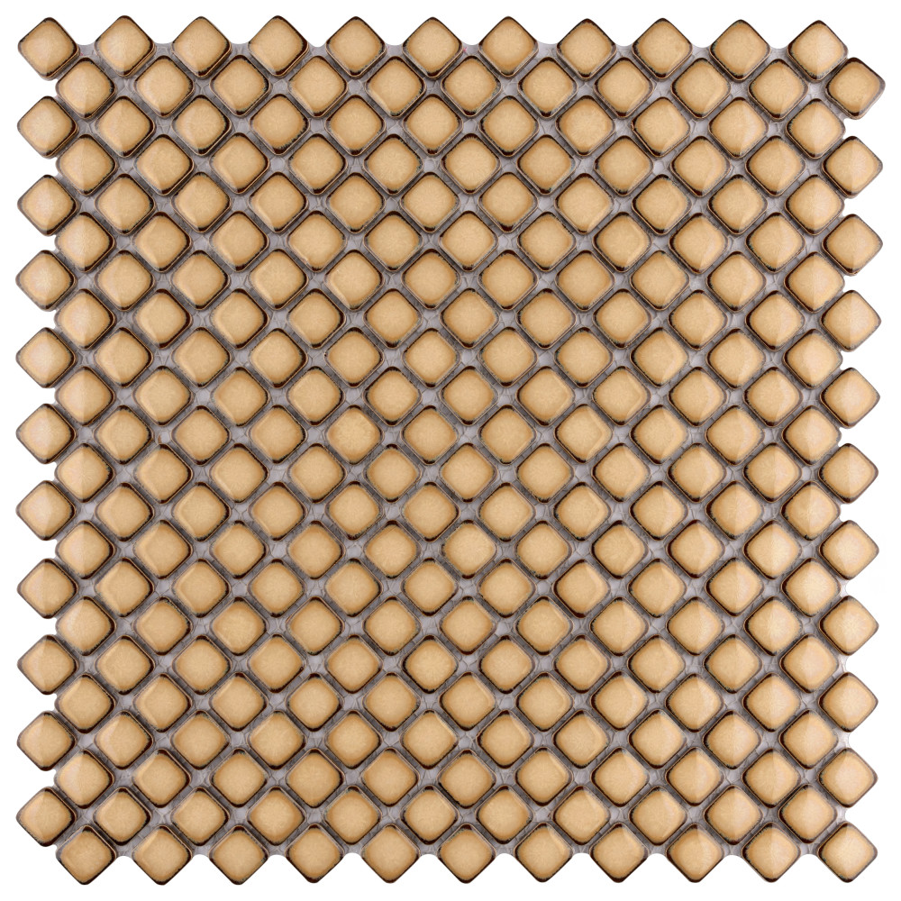 Sample – Hudson Diamond Caffe Porcelain Mosaic Tile
