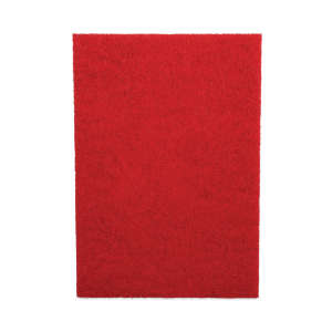 Boardwalk,  Buffing Rectangular Floor Pad, 14"x28, Red