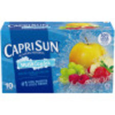 Capri Sun Splash Cooler Mixed Fruit Flavored Juice Drink Blend, 10 ct Box, 6 fl oz Pouches