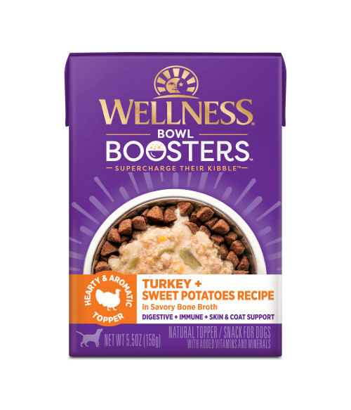 Wellness Bowl Boosters Hearty Toppers Turkey Front packaging