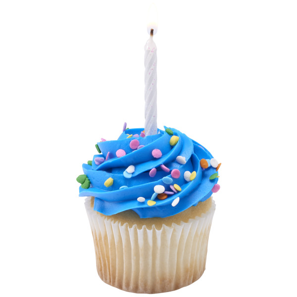 Primary Glitter Smooth & Spiral Candles