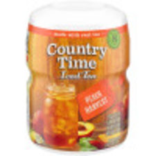Country Time Peach Harvest Iced Tea Drink Mix, 19 oz Canister