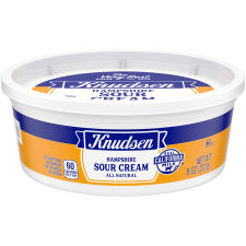 Knudsen Hampshire 100% Natural Sour Cream, 8 oz Tub