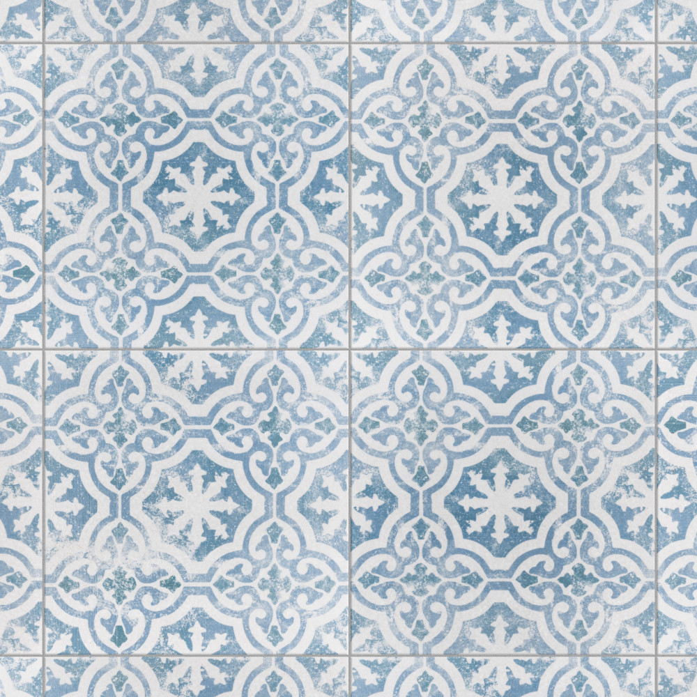 Klinker Alcazar Magnolia 12-3/4 in. x 12-3/4 in. Ceramic Floor and Wall Tile