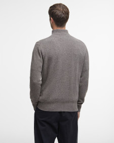 Essential Half-Zip Jumper Dark Stone