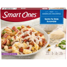 Smart Ones Santa Fe Style Scramble with Eggs, Potatoes & Zesty Pepper Sauce Frozen Meal, 6.5 oz Box