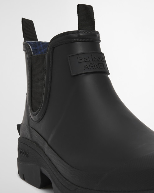 Barbour x ARKET Chelsea Wellingtons Black
