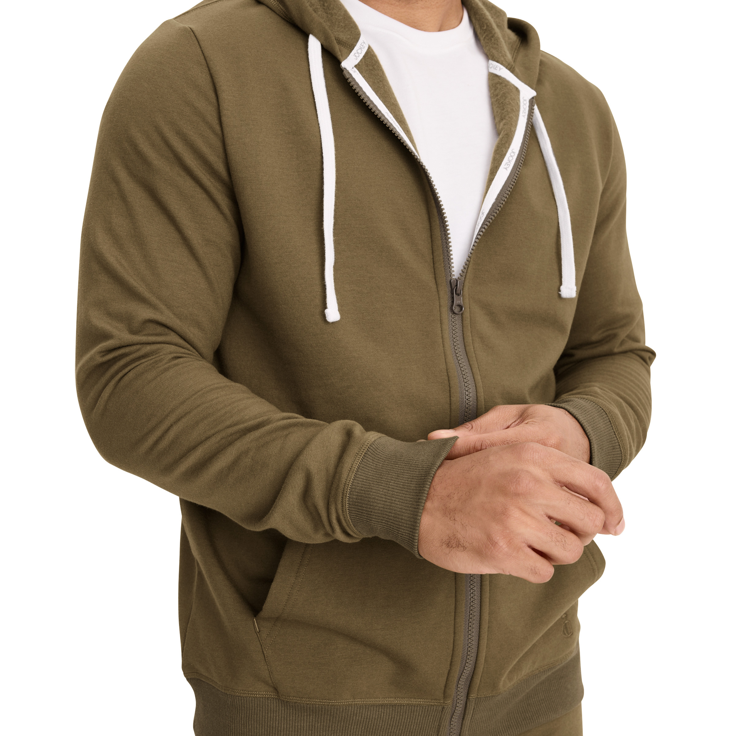 Jockey Men's Cotton Blend Fleece Full Zip Hoodie - Picture 19 of 32