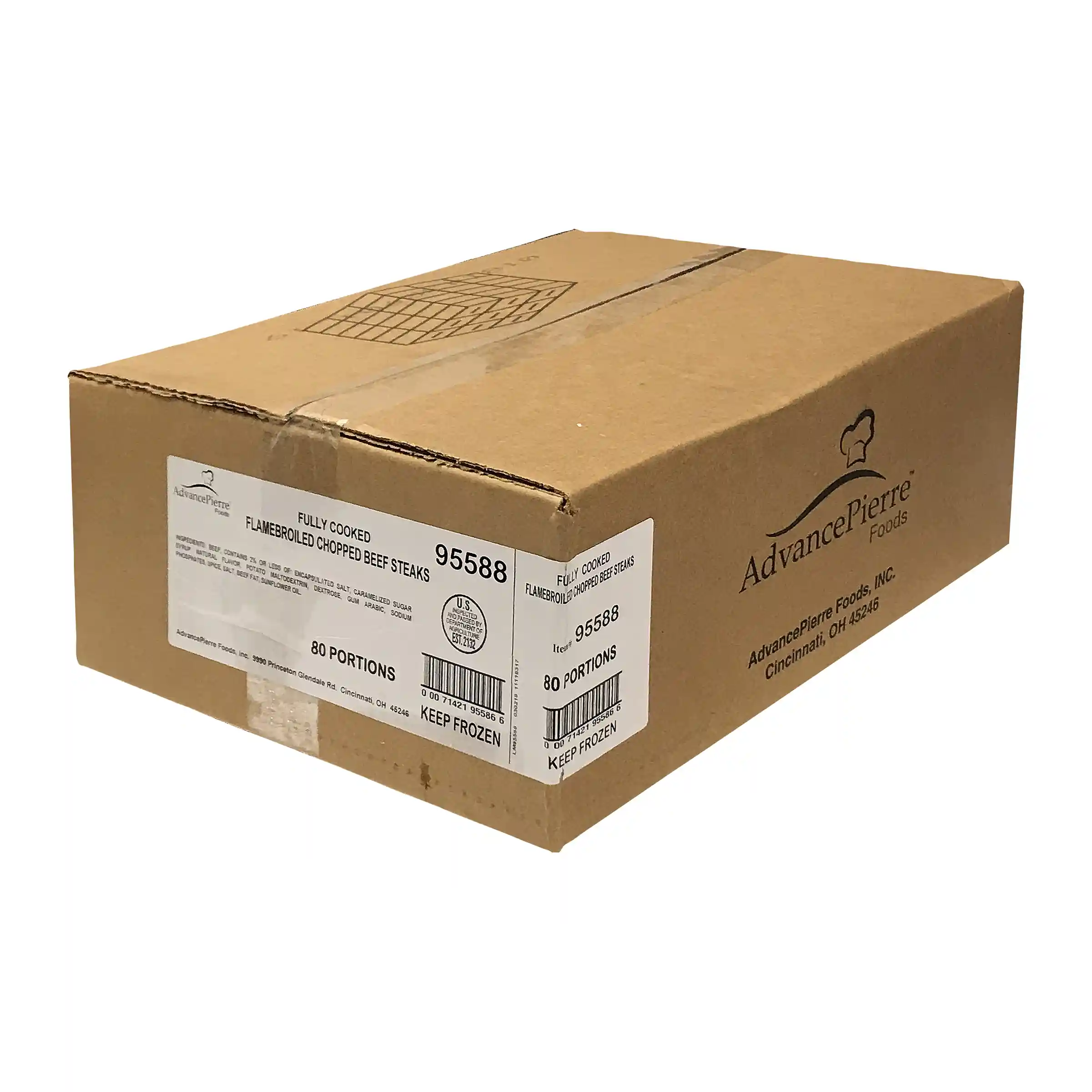 AdvancePierre™ Chopped Beef Steak, Fully Cooked, 3.0 oz_image_3