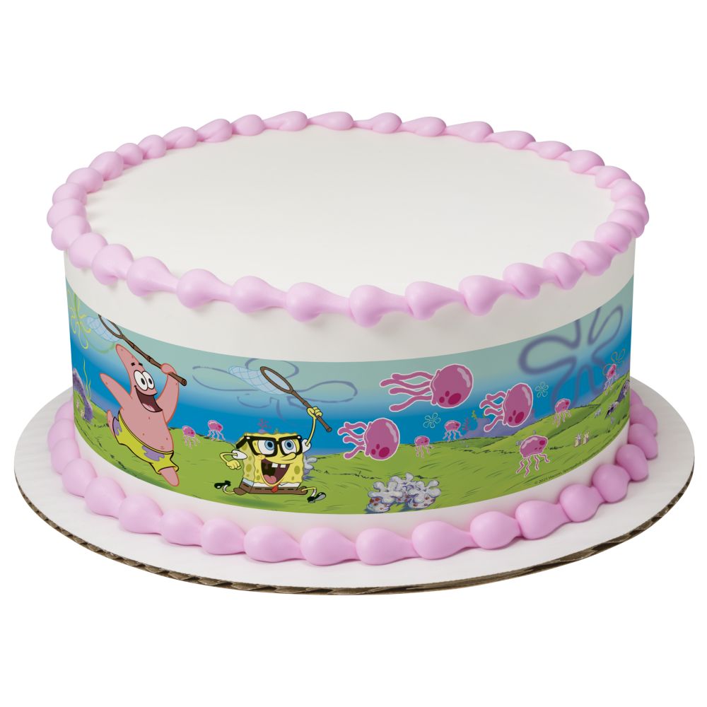 Image Cake SpongeBob SquarePants Jellyfish Fields