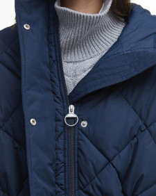 Romilly Quilted Jacket Navy/Sky Dress Tartan