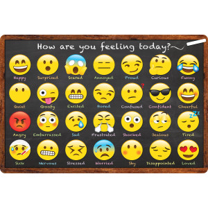 Computer Mouse Pad, 8" x 10", How are You Feeling