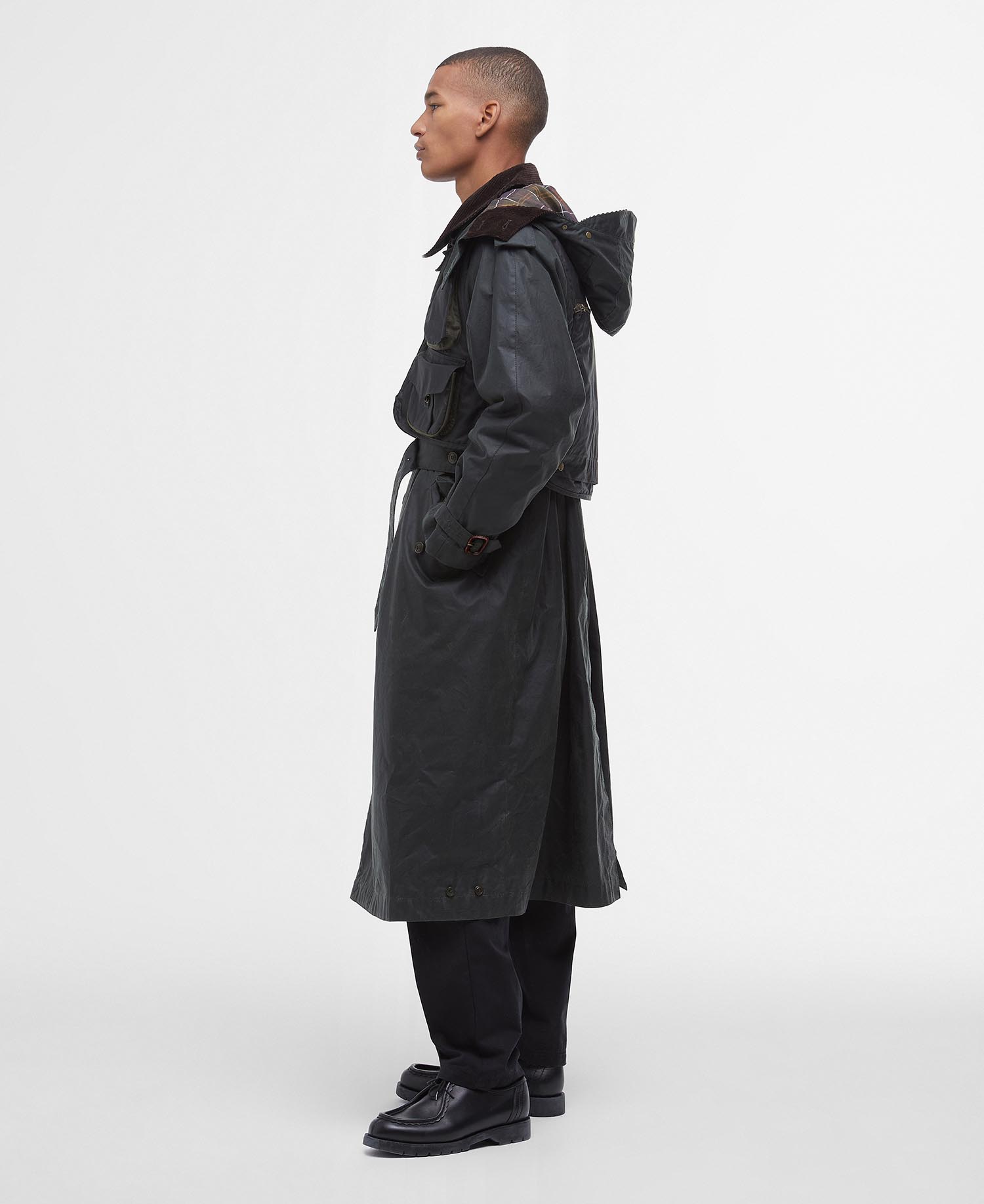 Barbour x TO KI TO Gewachster Reitmantel image number 1