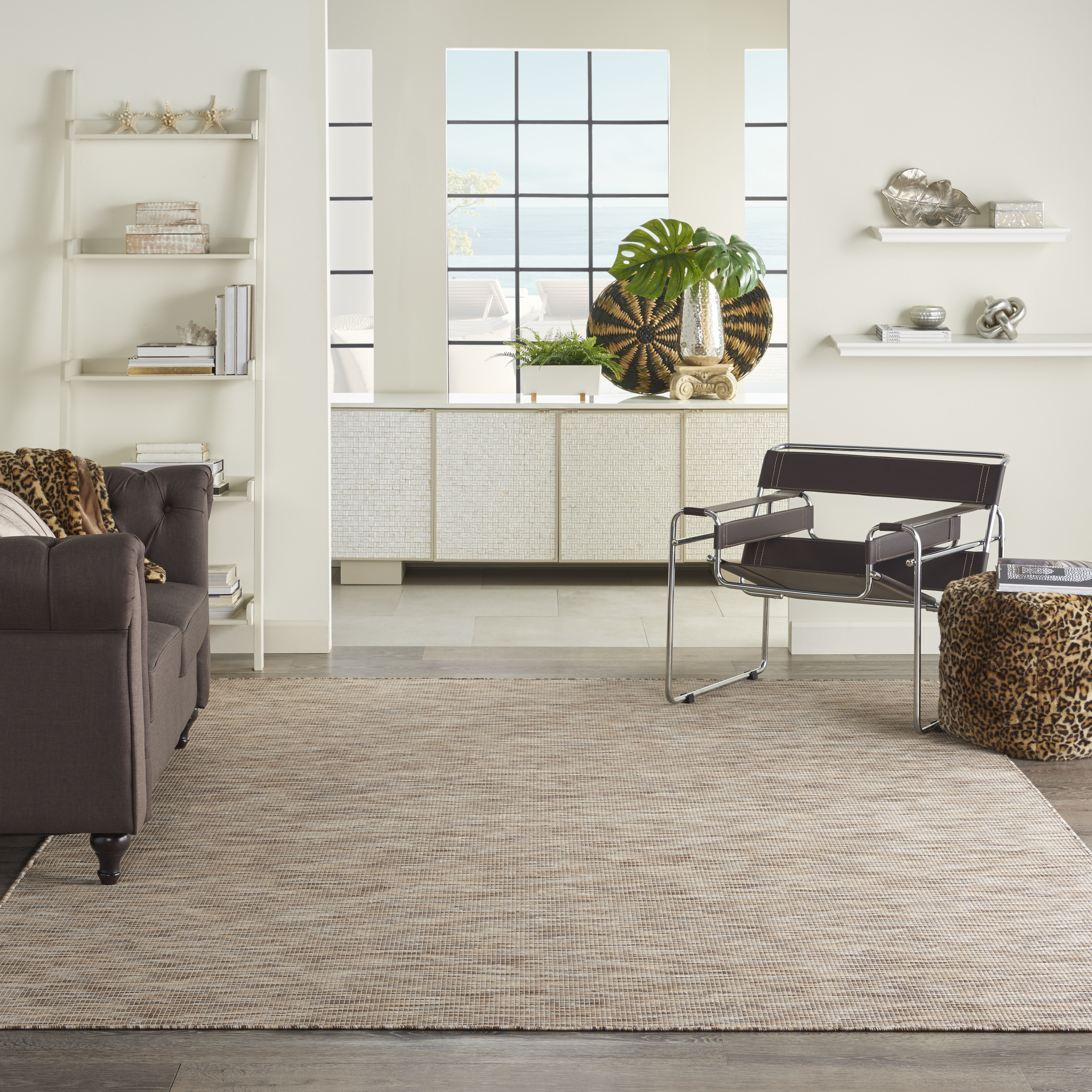 Nourison Positano 8' x 10' Beige Modern Rug