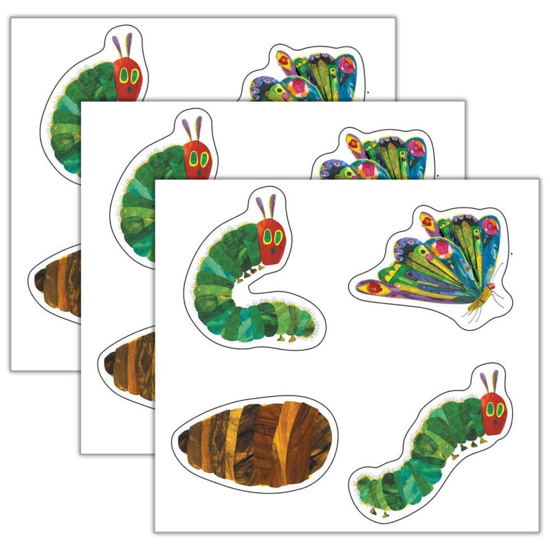 The Very Hungry Caterpillar™ Cut-Outs Grade PK-8, 48 Per Pack, 3 Packs