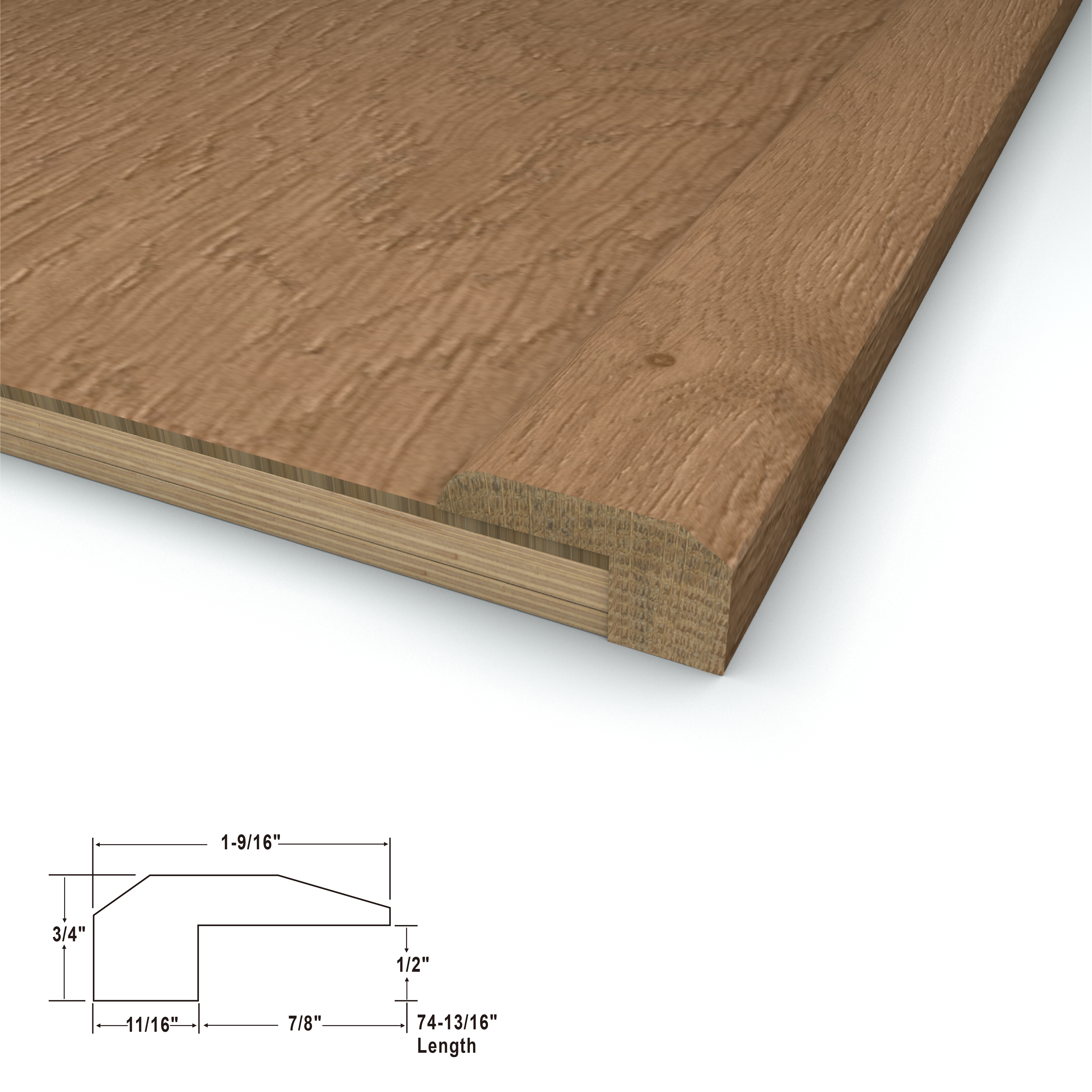 Pacific Crush Cali Hardwoods Threshold view 3
