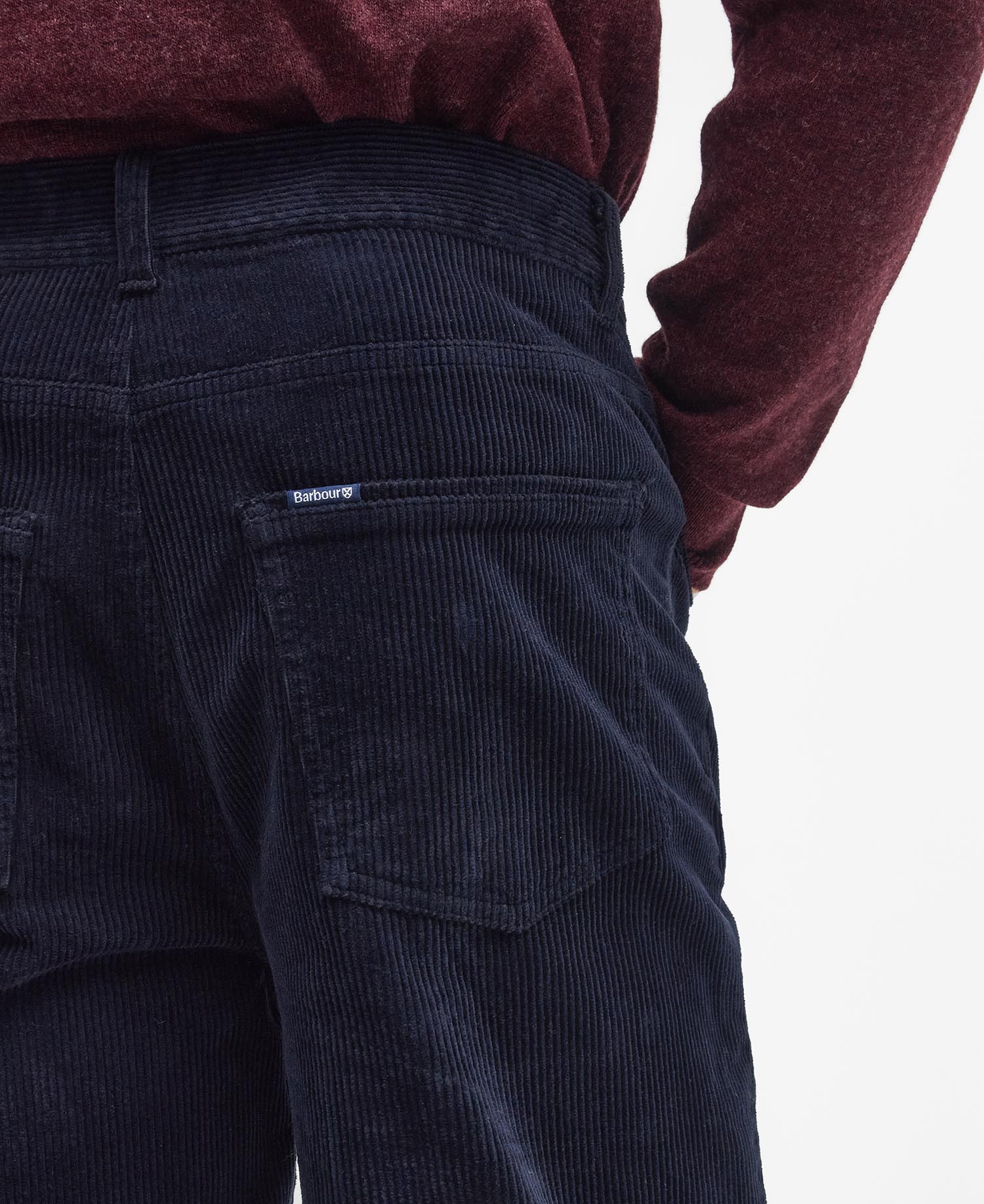Stretch Cord Regular Trousers image number 3