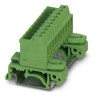 DIN Rail Connector 4-Position 12A 320V Green 42.52 L x 34.5 H x 21.82 W mm