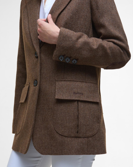 Blazer in lana leggermente aderente Elm