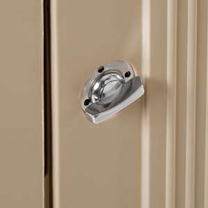 Rubbermaid Commercial, Plaza, 50 gal, Resin, Beige, Square, Receptacle