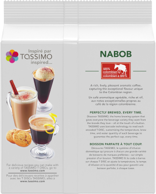 TASSIMO NABOB 100% COLUMBIAN