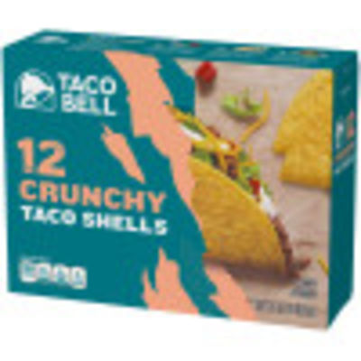 Taco Bell Crunchy Taco Shells 12 count Box - My Food and Family