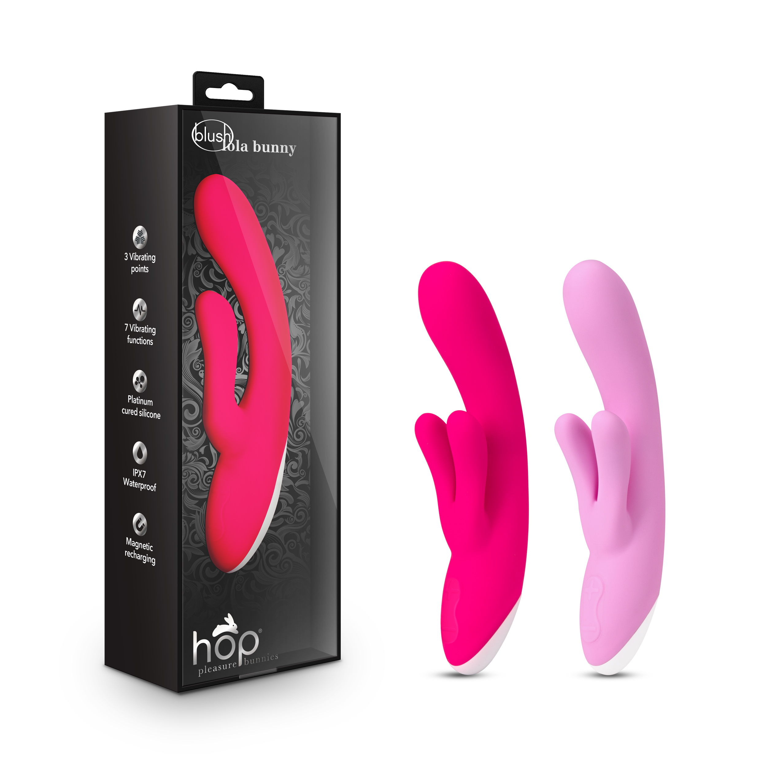 Hop Lola Bunny Platinum Silicone Vibrator Waterproo