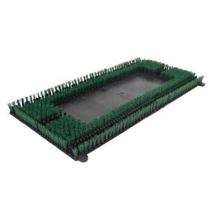 Malish, Black Grit Sonic Scrub™ Brush, 14" x 20", Black