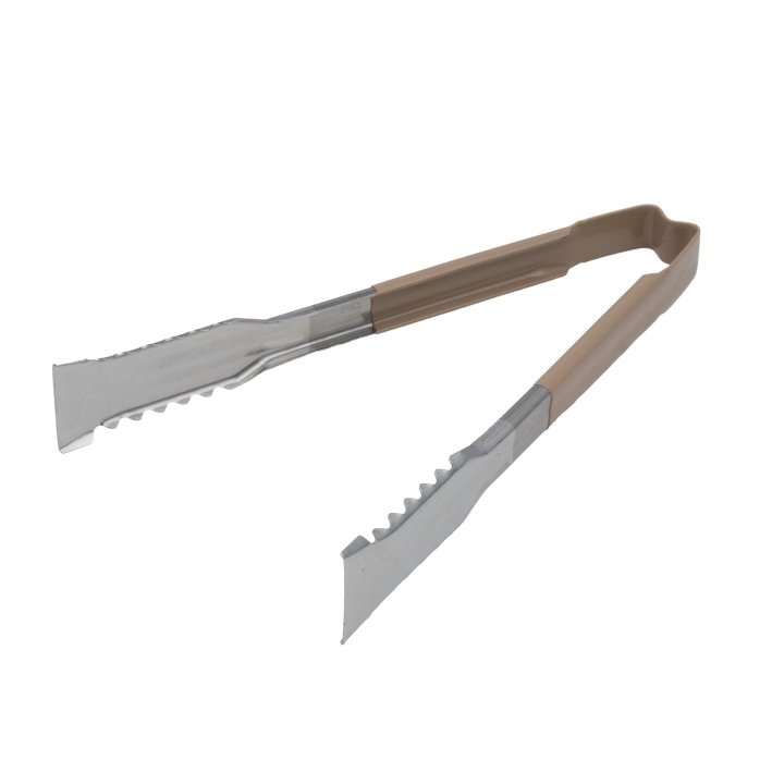 Pinza monobloc VERSAGRIP® de acero inoxidable de 24  cm con mango Kool-Touch® de marfil