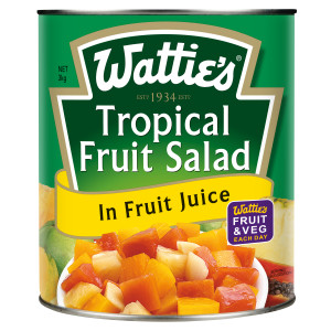 wattie's® tropical fruit salad in fruit juice 3kg image