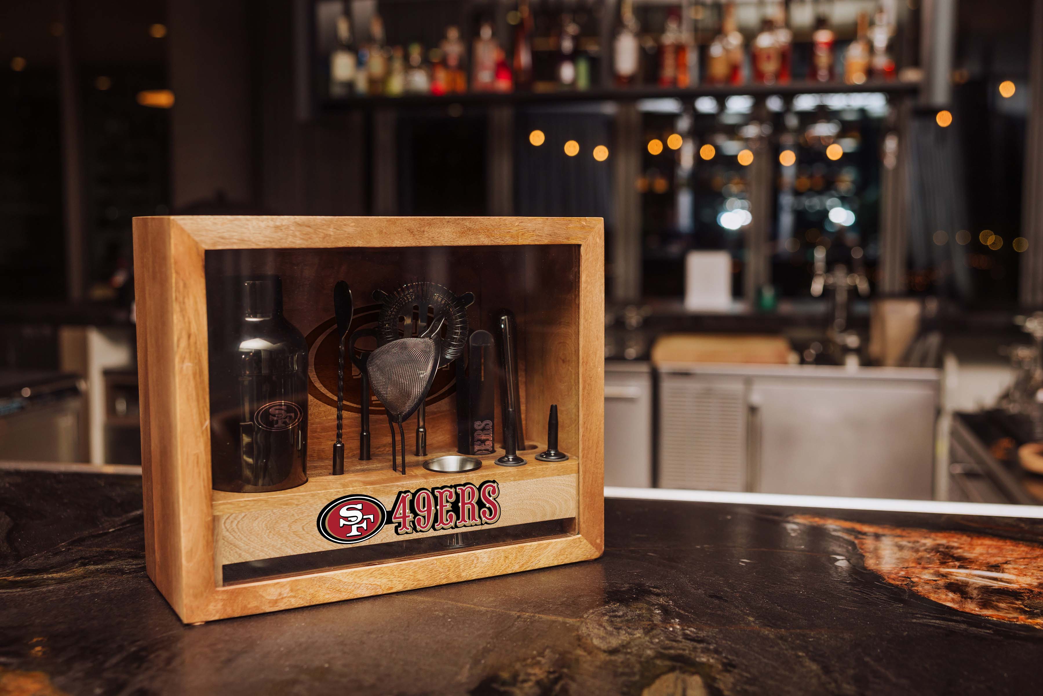 San Francisco 49ers - Old Fashioned Bar Set