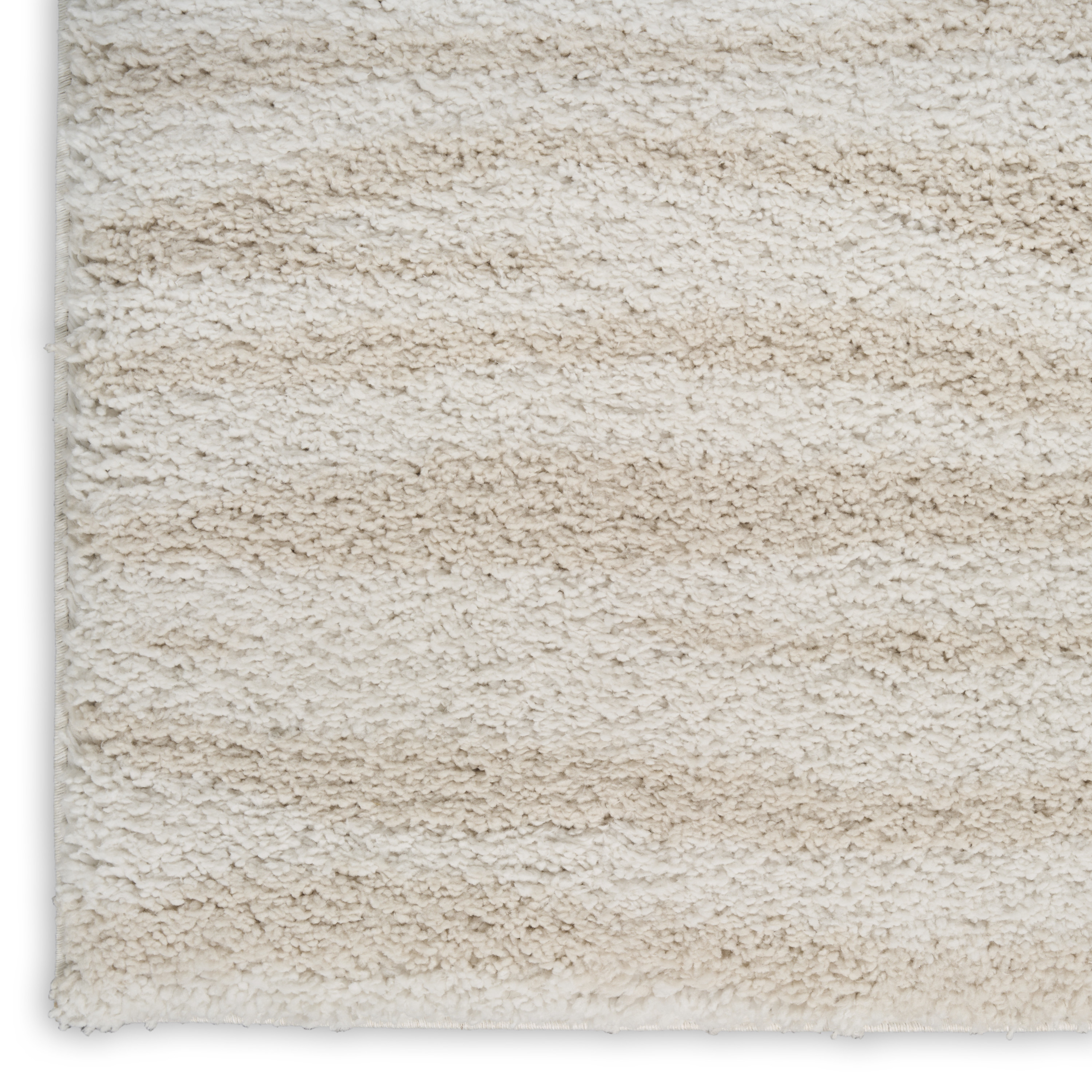 Nourison Modern Shag 7'10" x 9'10" Ivory Beige Modern Indoor Rug