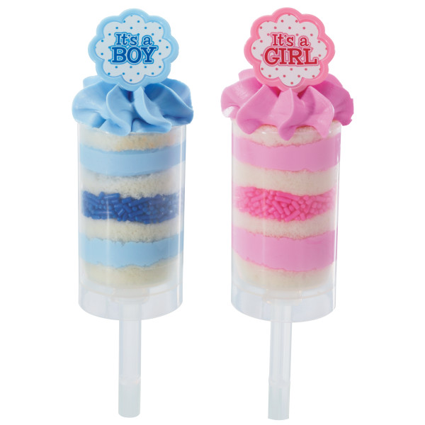 It's a Girl Cupcake Rings