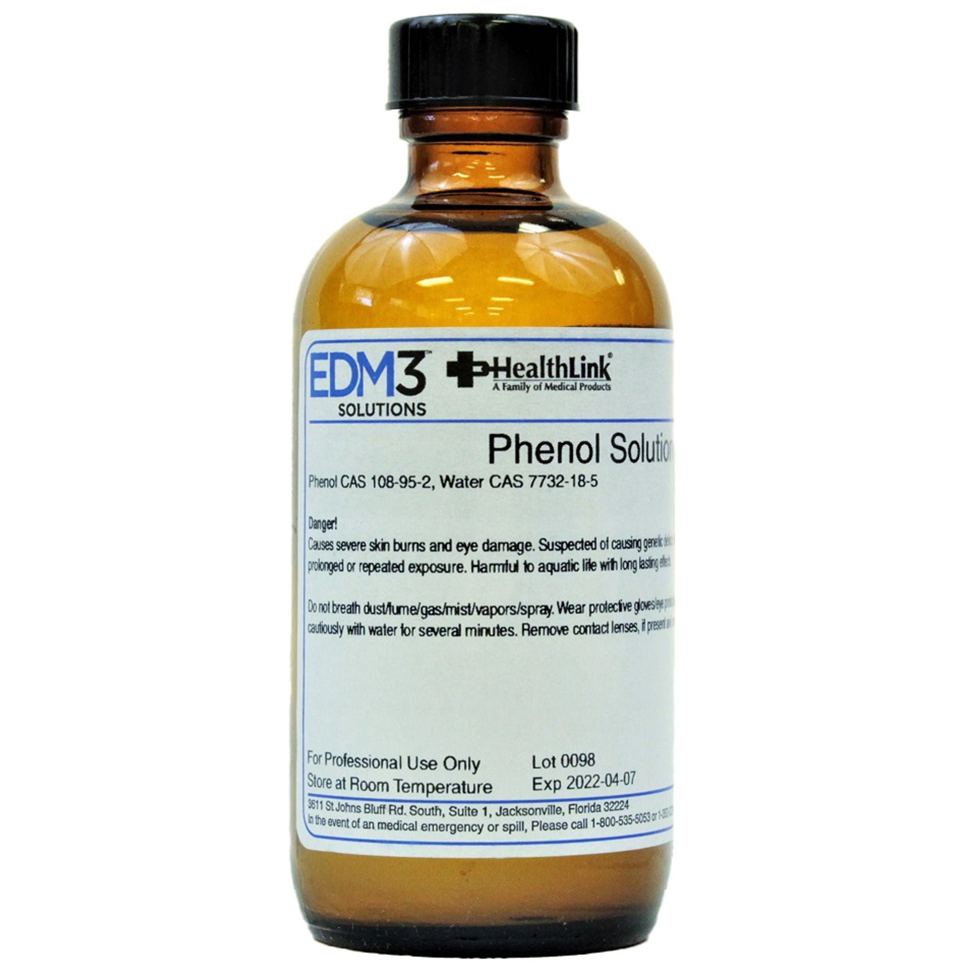 Healthlink 6% Phenol Reagent, 4-ounce Bottle