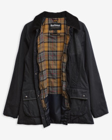 Barbour Re-Loved Beadnell Waxed Jacket - Size 14 Navy