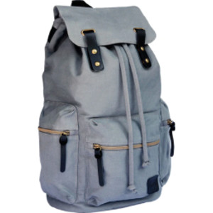 GUIDI Rucksack Backpack, 18", Gray
