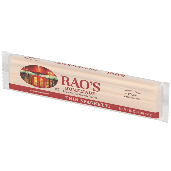 Thin Spaghetti Pasta, 16 oz - Right angle Image