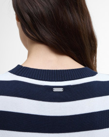 Maglione girocollo Bronya con motivo a righe 