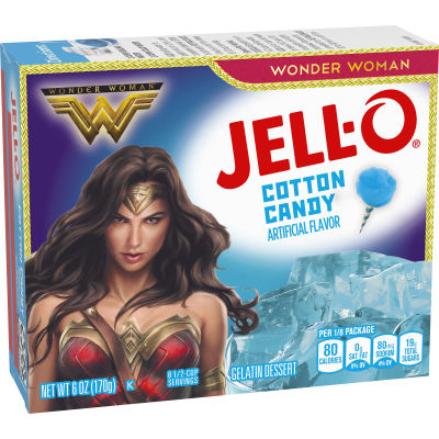 Jell-O Cotton Candy Gelatin, 6 oz Box
