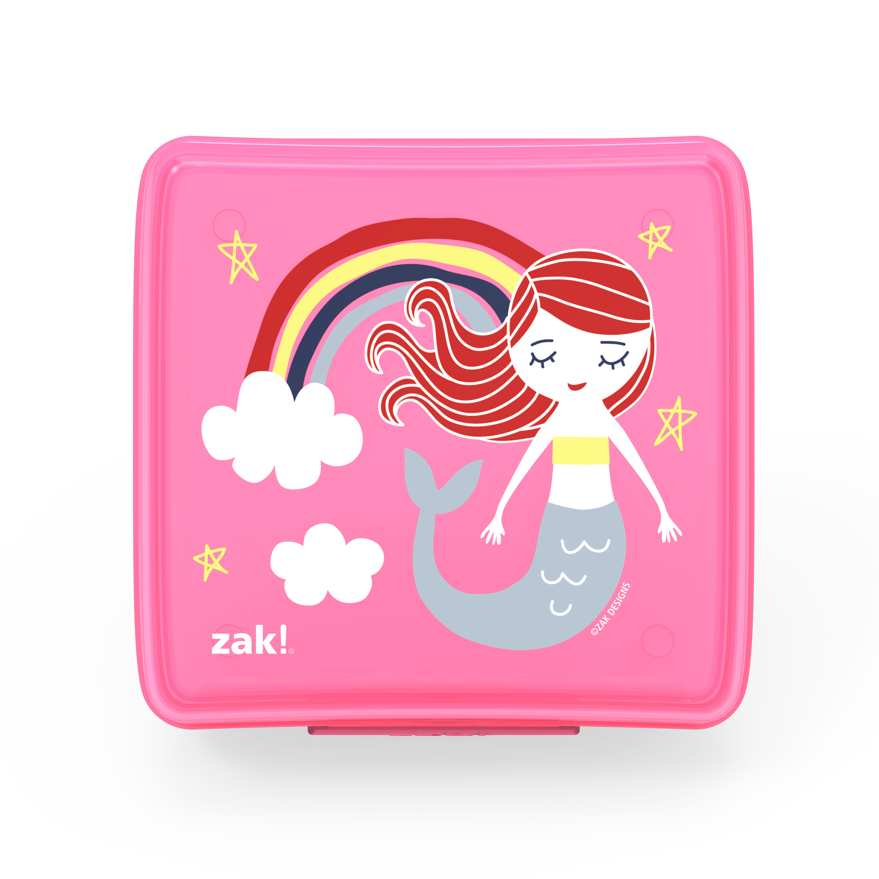 Happy Things Reusable Hinged Food Container, Mermaids slideshow image 2 Happy Things Reusable Hinged Food Container, Mermaids slideshow image 2