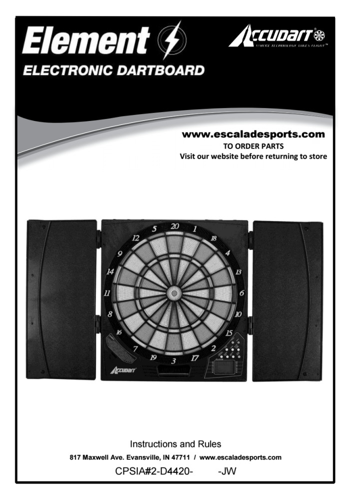 Accudart Element Electronic Dartboard - Walmart.com - Walmart.com