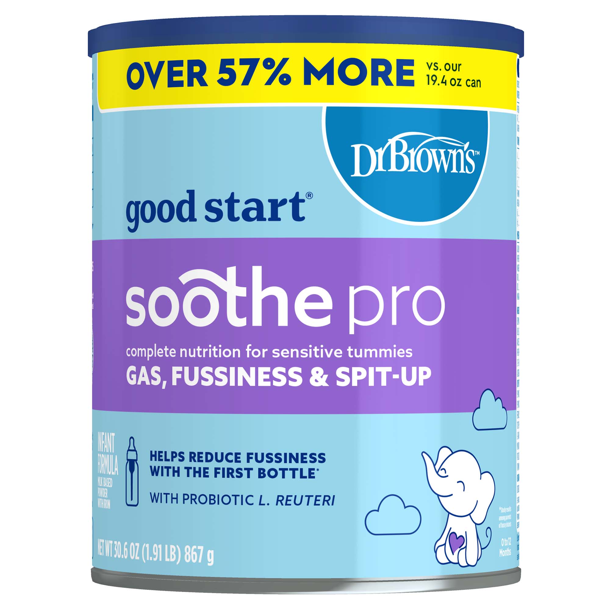 Perrigo Direct Inc FORMULA, GOODSTART PDR SOOTHE PRO INF 30.6OZ (4/CS)