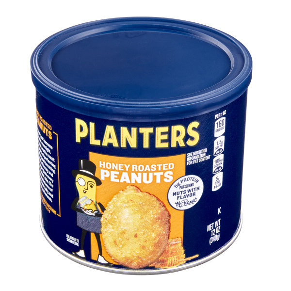 PLANTERS(r) Peanuts Honey Roasted 12/12 oz . C1C1 - Front Center In Package (Hi Res)