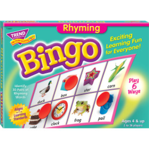 Rhyming Bingo Game