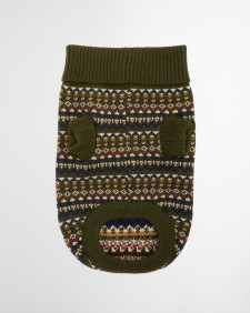 Hundepullover Marlow Fair Isle Olive