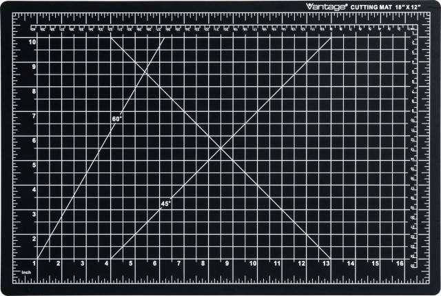 Dahle’s Vantage® Self-Healing Cutting Mats are extremely durable and provide 1/8” of work surface protection.