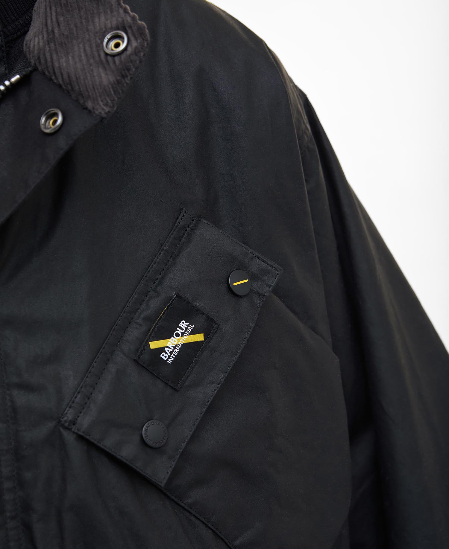 Barbour International x Saturdays NYC SNYC Lightweight Waxed Jacket image number 7