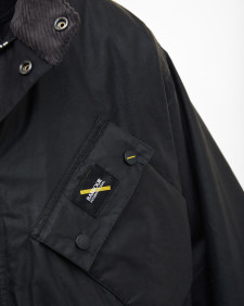 Barbour International x Saturdays NYC SNYC Lightweight Waxed Jacket Classic Black