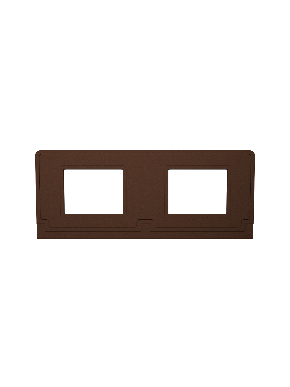 VISION – Double – Sign Frame – Brown