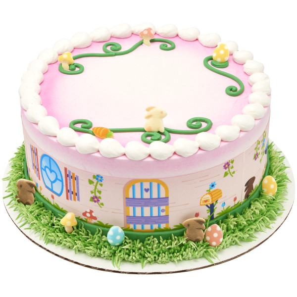 Easter Cottage PhotoCake® Edible Image® Strips